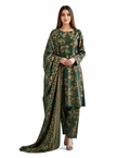 3 Piece Printed Lawn Suit with Dupatta for Women 1003
