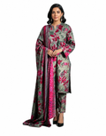 3 Piece Printed Lawn Suit with Dupatta for Women 1007