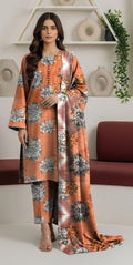 3 Piece Printed Lawn Suit with Dupatta for Women 1030