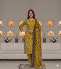 3 Piece Printed Lawn Suit with Dupatta for Women 1017