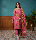 3 Piece Printed Lawn Suit with Dupatta for Women 1004